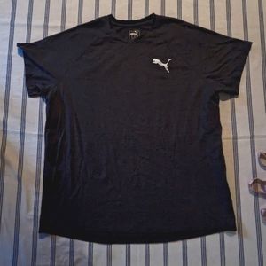 PUMA MEN'S ATHLETIC FIT TEE - XXL GRAY